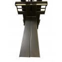 Gerbeur semi électrique, charge 1500 Kg, levée 2500 mm, fourches réglables